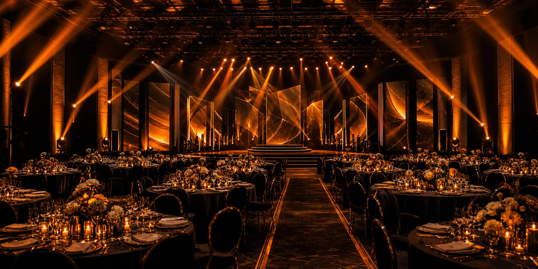 Award Night Stage at Manhattan Hall