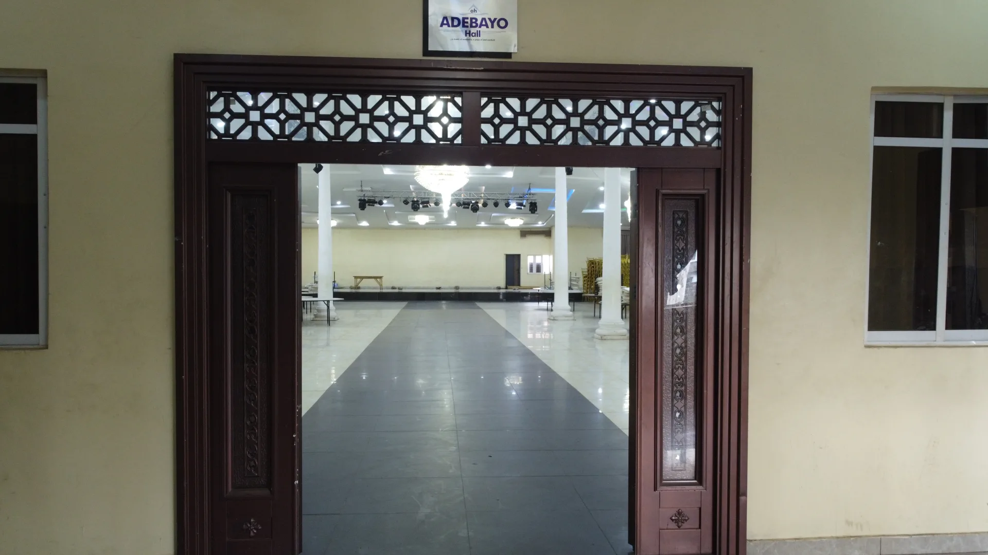 Adebayo Hall interior